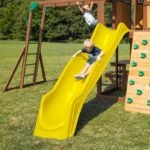 Backyard Discovery Skyfort II yellow wave slide
