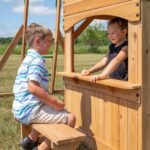 Backyard Discovery Montpelier playset snack-bar bench