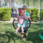 Backyard Discovery Endeavor II gray playset web swing