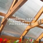 Savannah 14.5 ft. x 12 ft. Wood Backyard Greenhouse Kit product detail view 4