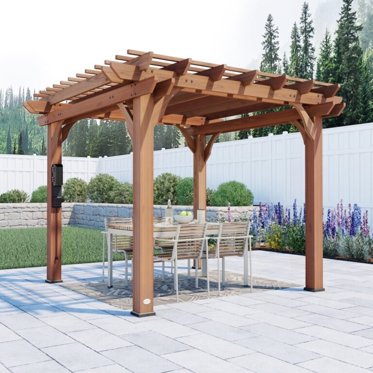 Backyard Discovery Beaumont 10 x 10 outdoor patio pergola