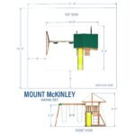 Backyard Discovery Mount McKinley playset dimensions diagram