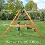 Heavy-Duty Durango Wooden Backyard Playset & Swing Set product detail view 3