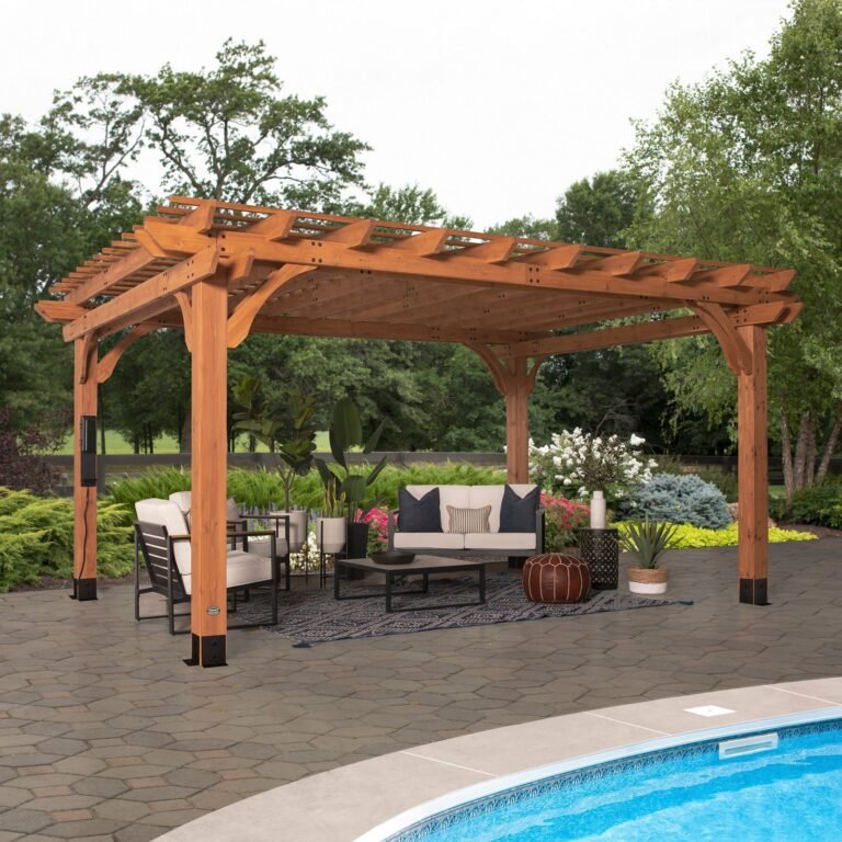 Backyard Discovery Beaumont 16 x 12 outdoor patio pergola