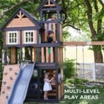 Mystic Tower Wooden Backyard Playset & Swing Set product detail view 3