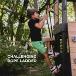 Mystic Tower Wooden Backyard Playset & Swing Set product detail view 7