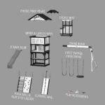 Backyard Discovery Whispering Point playset exploded assembly view