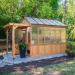 Backyard Discovery Bellerose 11 x 7 cedar backyard greenhouse