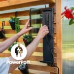 Backyard Discovery Bellerose greenhouse PowerPort outlets and USB ports