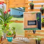 Zalie 12 ft. x 7 ft. Wood Backyard Greenhouse Kit shown in an outdoor setting