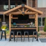 Backyard Discovery Palisade patio bar front view