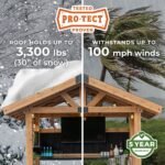 Backyard Discovery Palisade patio bar Pro-Tect weather performance