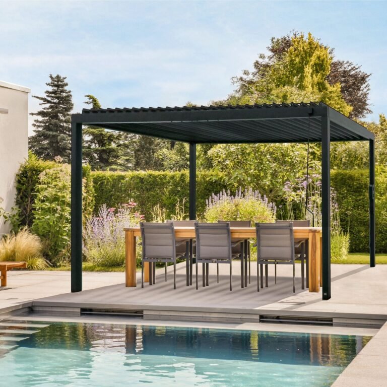 Backyard Discovery Sarasota 16 x 10 freestanding louvered pergola