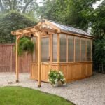 Backyard Discovery Bellerose 9 x 6 cedar backyard greenhouse