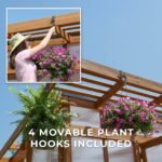 Backyard Discovery Poppy greenhouse movable plant hooks