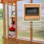 Backyard Discovery Poppy greenhouse ventilation system