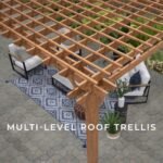 Backyard Discovery Beaumont 12 x 12 pergola roof trellis detail