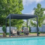 Backyard Discovery Sarasota 12 x 10 freestanding louvered pergola
