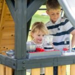 Rosewood Falls Wooden Backyard Playset & Swing Set product detail view 4