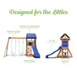Aurora Wooden Backyard Playset & Swing Set product detail view 3