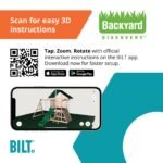 Grayson Peak Wooden Backyard Playset & Swing Set BILT guided assembly information