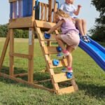 Backyard Discovery Bay Pointe playset 4-hold rock-wall ladder