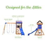 Bay Pointe Wooden Backyard Playset & Swing Set product detail view 3
