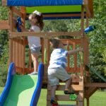 Beach Front Wooden Backyard Playset & Swing Set product detail view 7