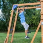 Backyard Discovery Beach Front playset monkey bars