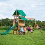 Belmont Wooden Backyard Playset & Swing Set alternate product view