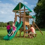 Backyard Discovery Belmont playset 8-foot wave slide
