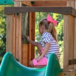 Backyard Discovery Bristol Point playset mounted chalkboard