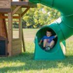 Backyard Discovery Bristol Point playset spiral tube slide