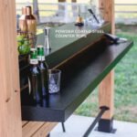 Cedar Springs Wood Patio Bar & Serving Station product detail view 7