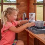Backyard Discovery Echo Heights playhouse interactive toy kitchen