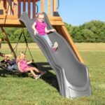 Backyard Discovery Endeavor gray playset slide