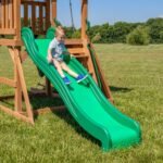 Backyard Discovery Grayson Peak playset 8-foot speedy wave slide