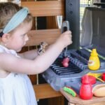 Backyard Discovery Mystic Tower playset toy BBQ grill and play food