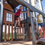 Backyard Discovery Mystic Tower playset clubhouse interior