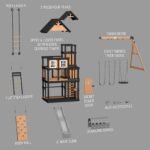 Backyard Discovery Mystic Tower playset exploded assembly view