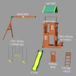 Backyard Discovery Oakmont playset exploded assembly view