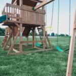 Backyard Discovery Malibu playset two belt swings and trapeze