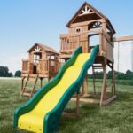 Backyard Discovery Malibu playset 10-foot wave slide