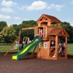 Backyard Discovery Tanglewood wooden backyard playset and swing set