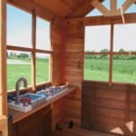 Backyard Discovery Malibu playset toy kitchen with sink and stovetop