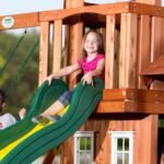 Backyard Discovery Tanglewood playset 8-foot wave slide