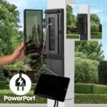 Backyard Discovery Windham steel pergola PowerPort electrical outlet and USB feature