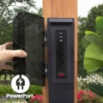 Backyard Discovery Beaumont 16 x 12 pergola PowerPort electrical outlet and USB feature