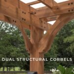 Backyard Discovery Beaumont 16 x 12 pergola inside corner detail