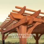 Backyard Discovery Beaumont 20 x 12 pergola outside corner detail